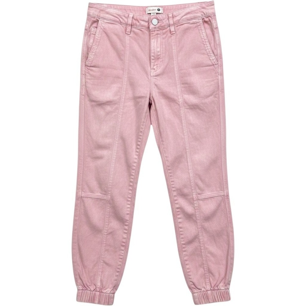 NWT Sundry Jogger Pants 27 Wash Rose Pink Utility Cotton Tapered Lounge BohoUSA